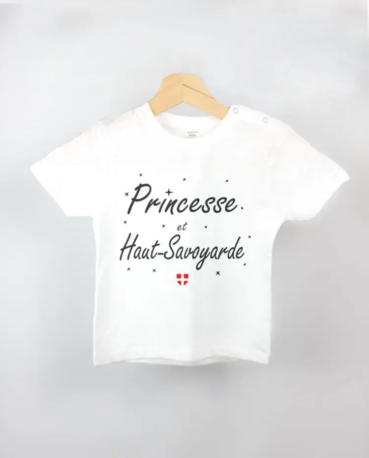 T shirt BEBE blanc Princesse Haut savoyarde