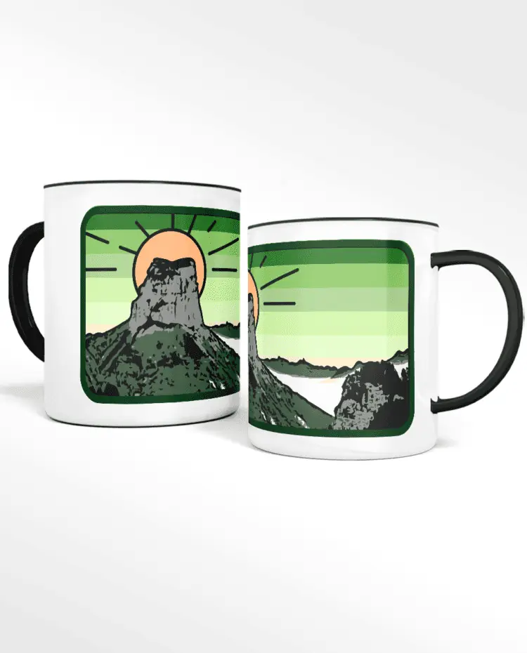 Mug CERAMIQUE montagne mont aiguille