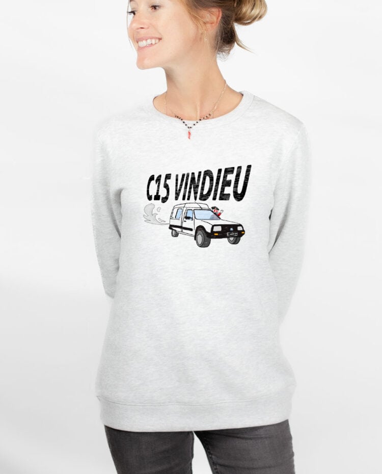 Sweatshirt pull Femme Blanc