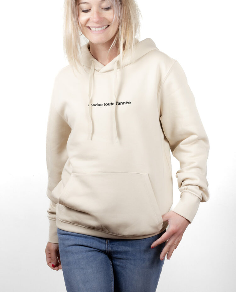 FONDUE TOUTE LANNEE hoodie Sweat capuche Femme naturel SWFNAT178