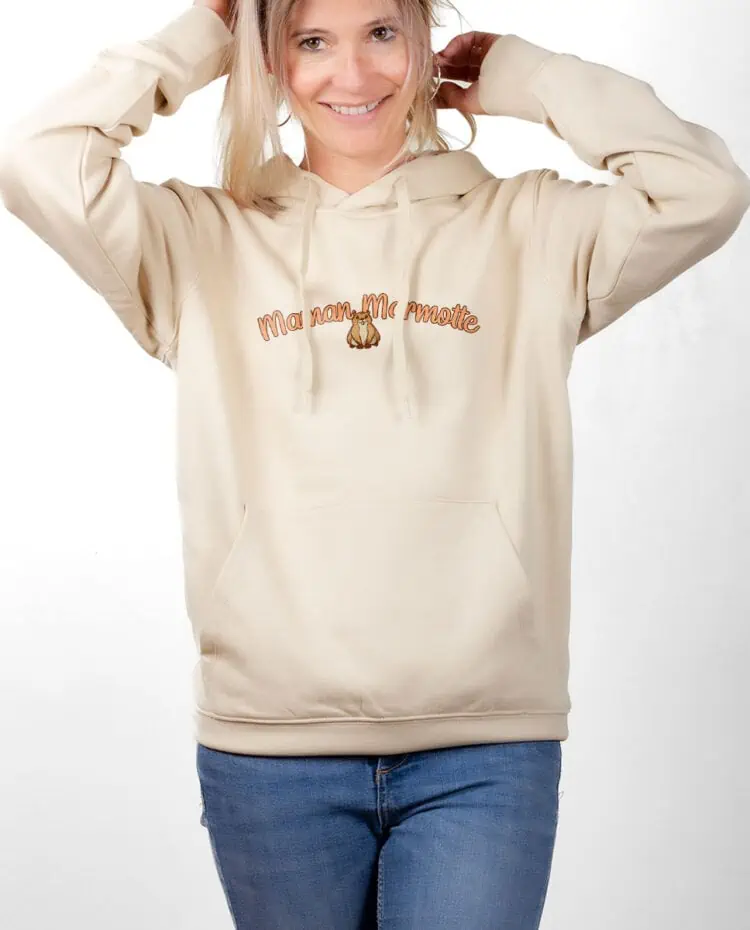 Sweat Femme naturel SWFNAT MAMAN MARMOTTE