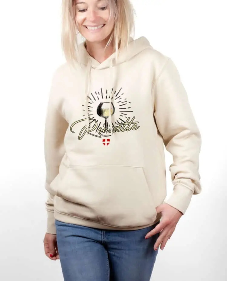 hoodie Sweat capuche Femme naturel SWFNAT ROUSSETTE