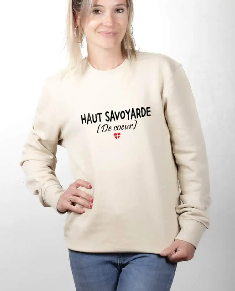 Haut savoyarde de coeur Pull Femme NATUREL PUFNAT230