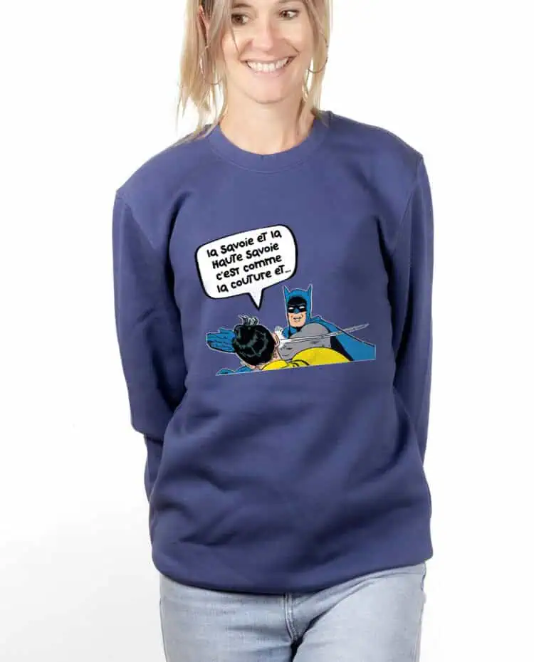 La couture et la haute couture Sweatshirt pull Femme Bleu PUFBLE257