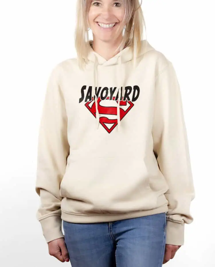 Superman Savoyard hoodie Sweat capuche Femme naturel SWFNAT252