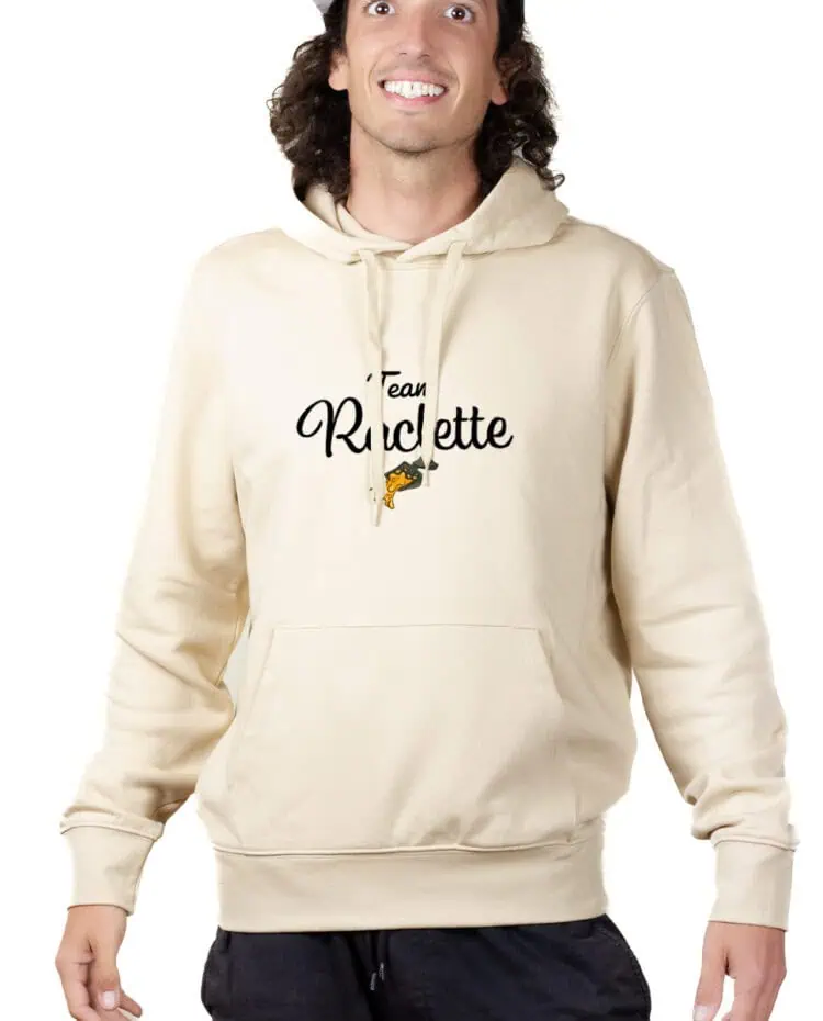 Team Raclette Hoodie Sweat capuche Homme Naturel SWHNAT242