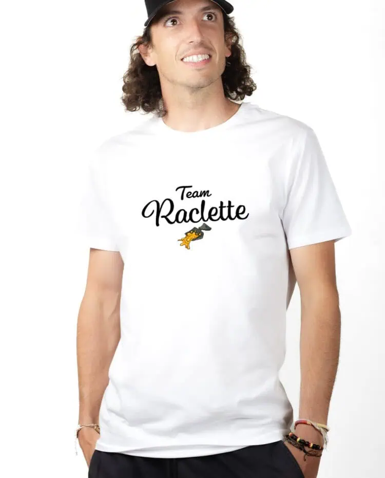 Team Raclette T shirt Homme Blanc TSHB242