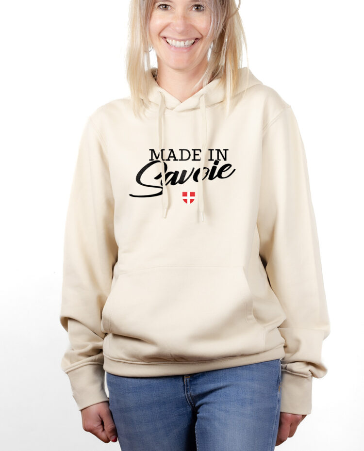 Made in Savoie hoodie Sweat capuche Femme naturel SWFNAT263