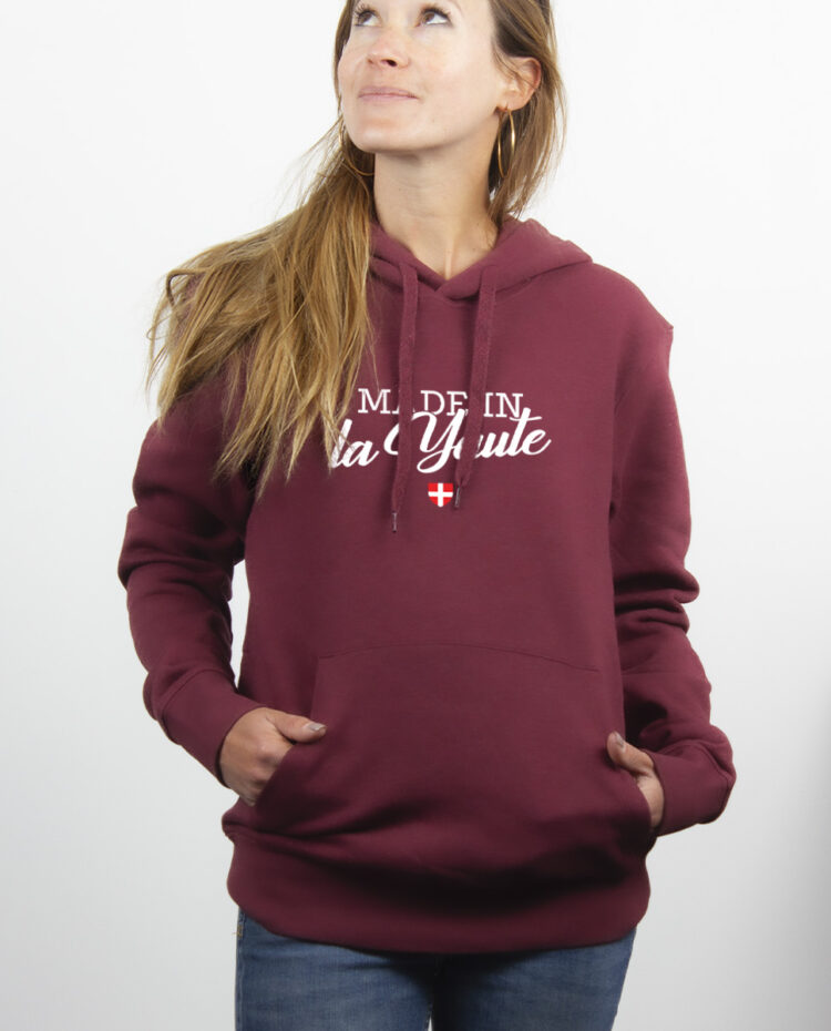 Made in la Yaute Sweat Femme Bordeau SWFBOR264