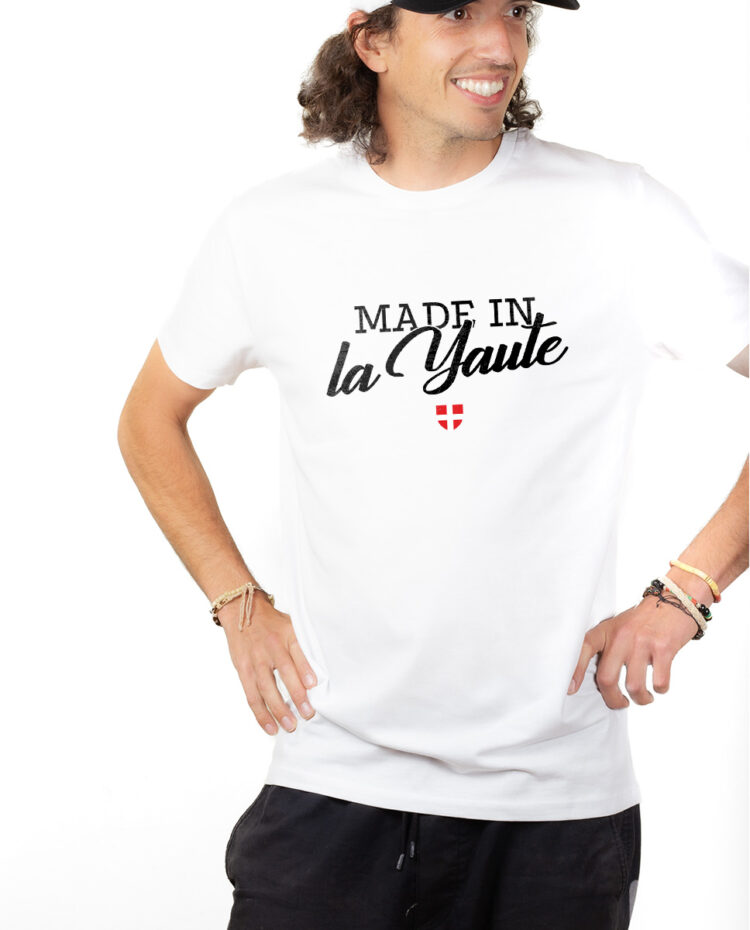 Made in la Yaute T shirt Homme Blanc TSHB264