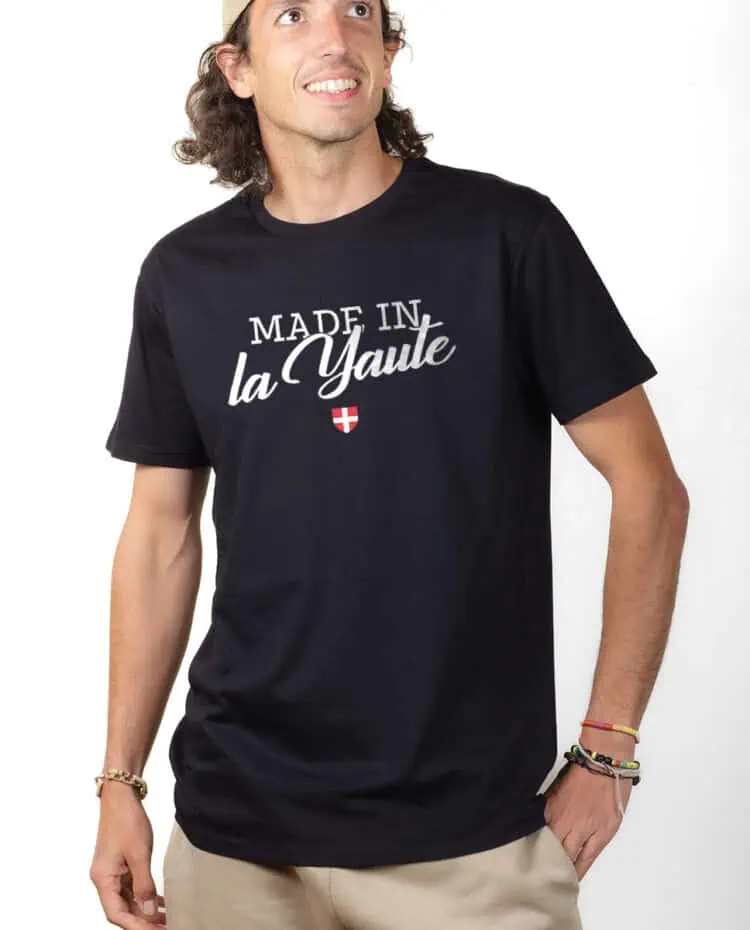 Made in la Yaute T shirt Homme Noir TSHN264