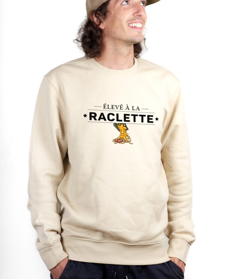 Eleve a la raclette Sweatshirt Pull Homme Naturel PUHNAT268