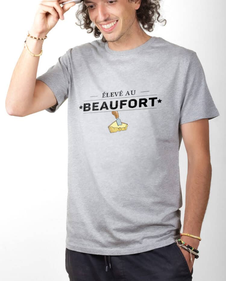 Eleve au Beaufort T shirt Homme Gris TSHG270