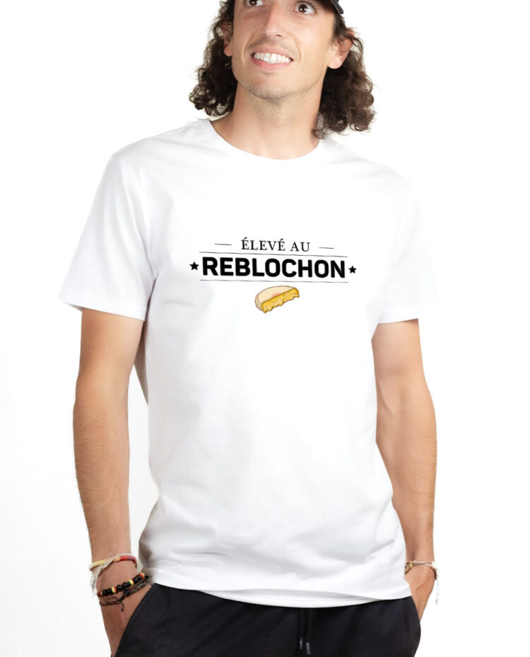 Eleve au reblochon T shirt Homme Blanc TSHB266