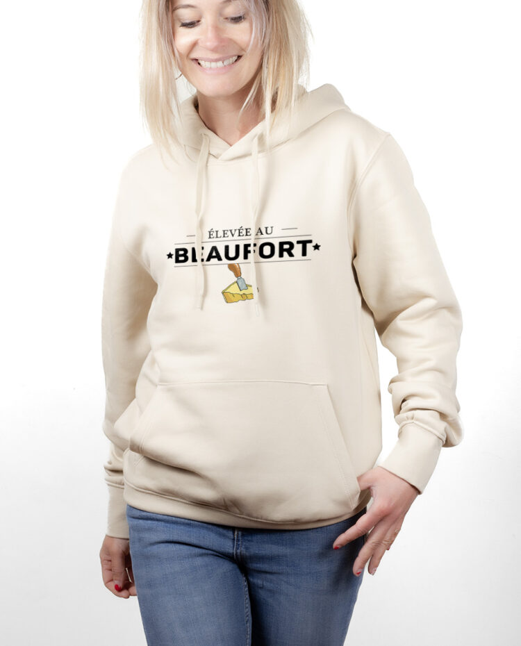 Elevee au Beaufort hoodie Sweat capuche Femme naturel SWFNAT269