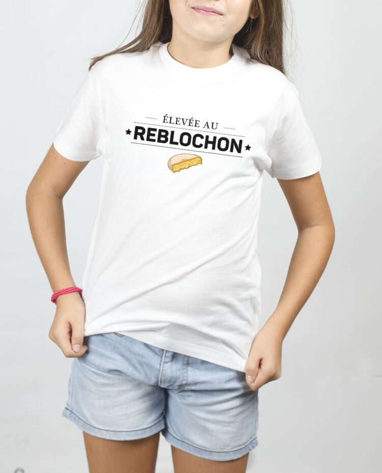 Elevee au reblochon T SHIRT FILLE BLANC TSEB265