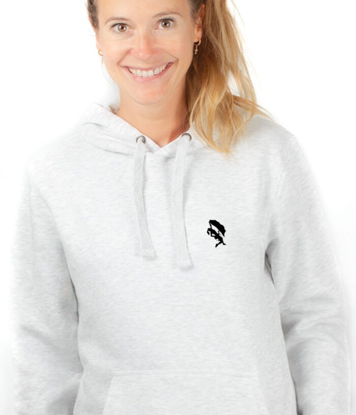 Escalade picto Sweat Femme Blanc SWFBLA334