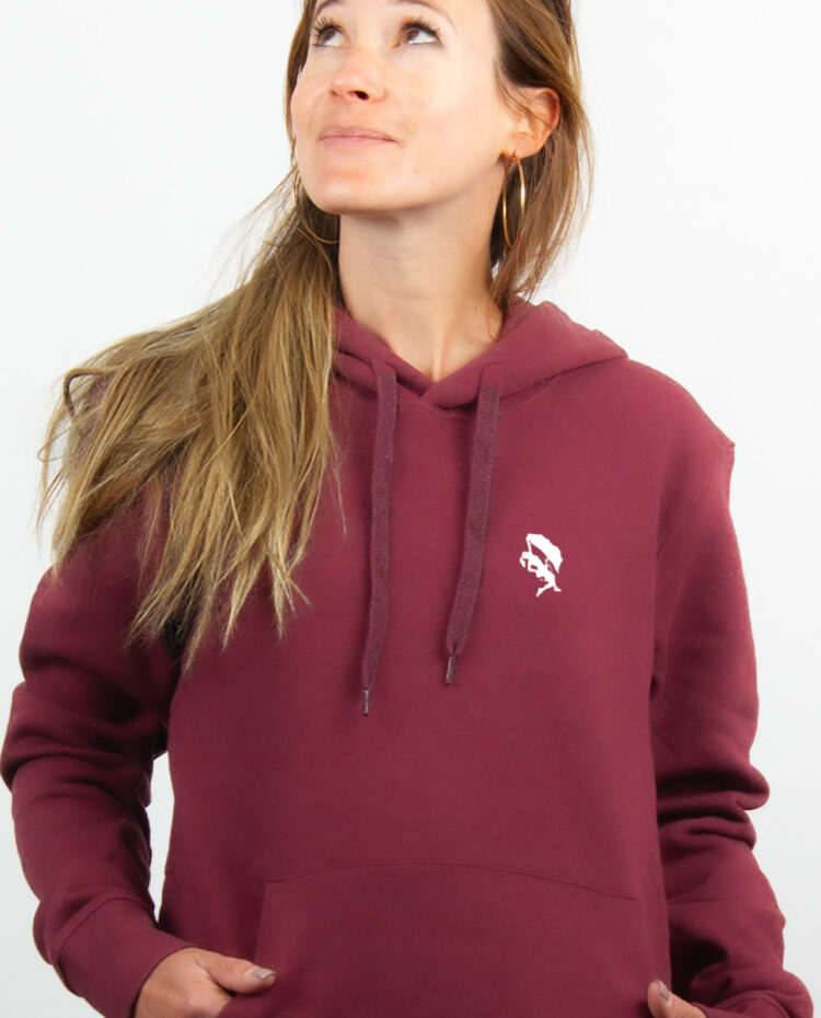 Escalade picto Sweat Femme Bordeau SWFBOR334