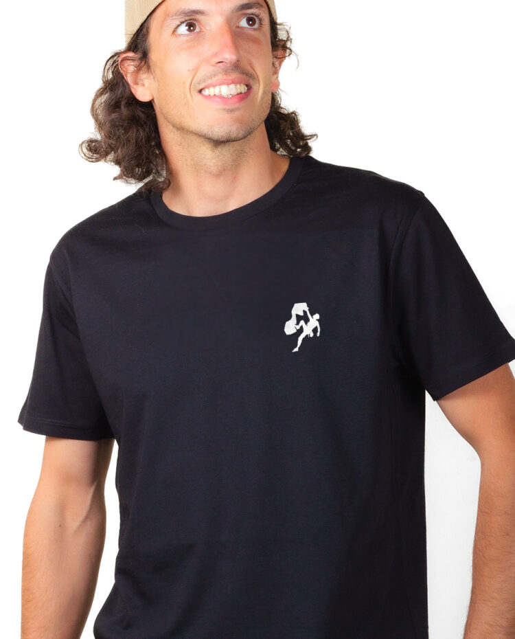 Escalade picto T shirt Homme Noir TSHN315