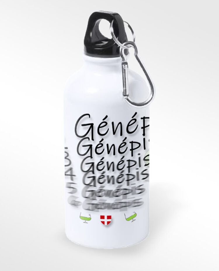 Gourde Mousqueton face 1 GENEPI 2 GENEPIS