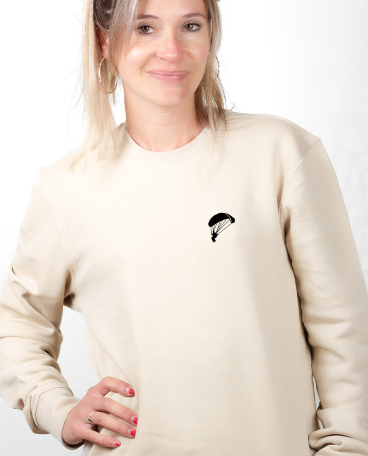 Parapente picto Pull Femme NATUREL PUFNAT321