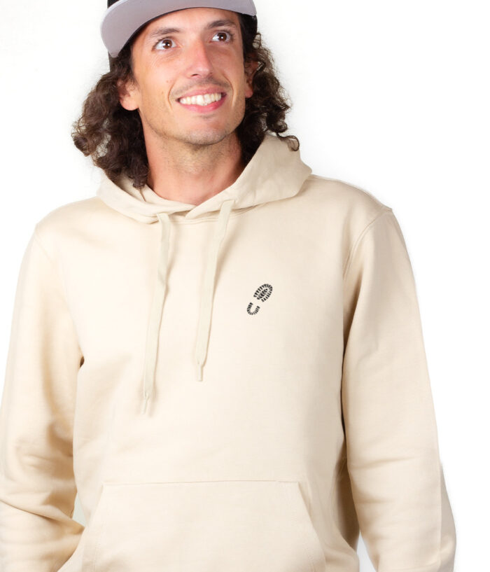 marche randonnee picto Hoodie Sweat capuche Homme Naturel SWHNAT335