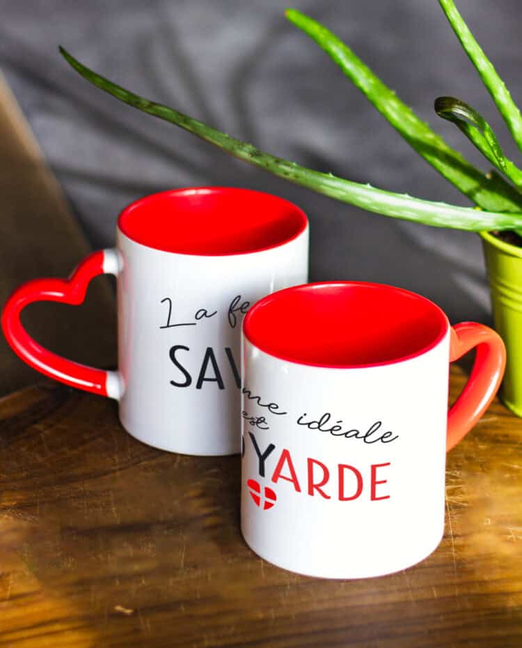 Tasse Coeur La femme ideale est Savoyarde MUG348